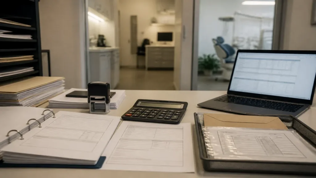 Detalhe prático de retenção na fonte de serviços em saúde aplicado a contabilidade para dentistas.